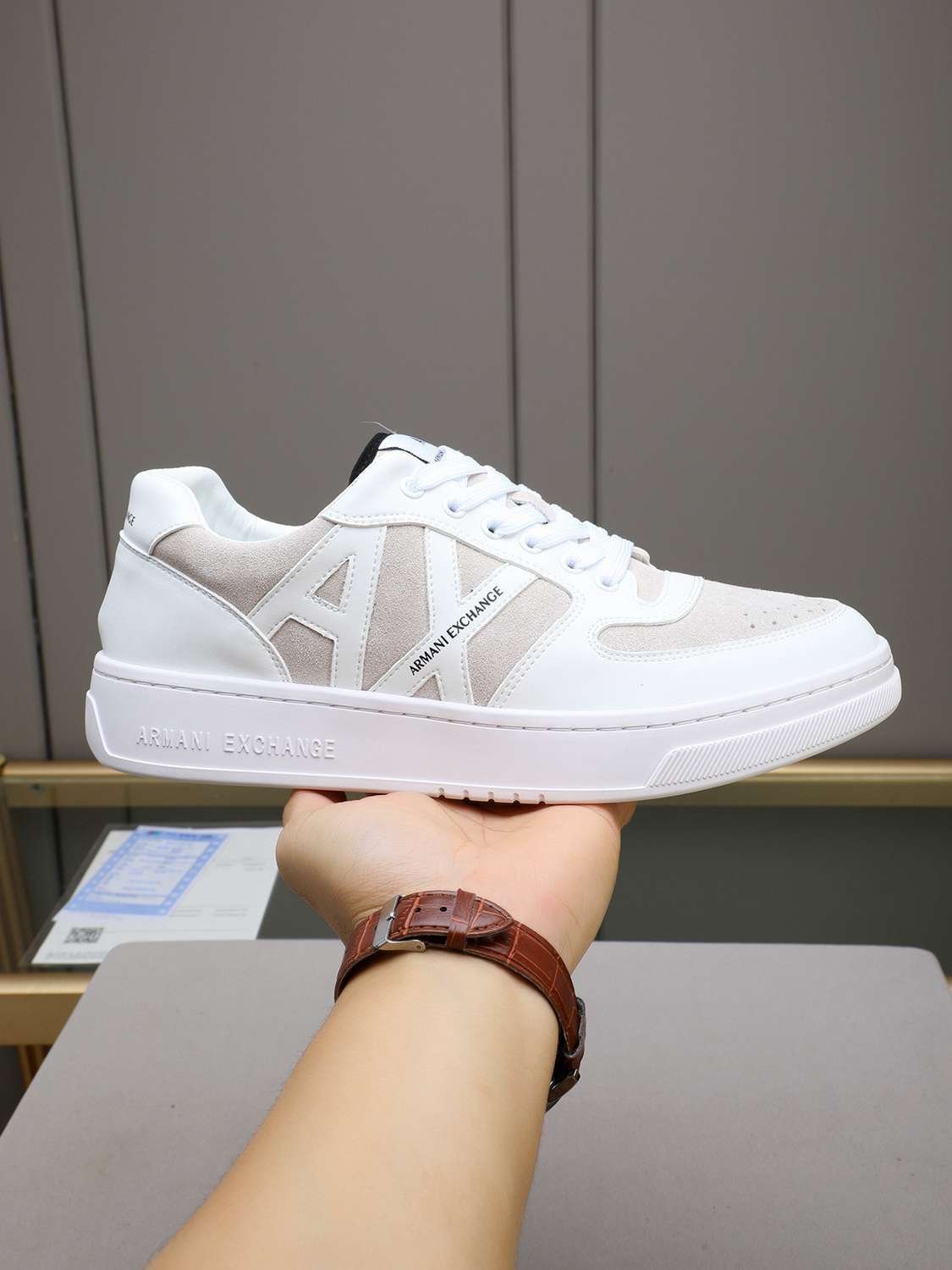 Armani Men's GIORGIO logo Casual Sneakers Colorway 6 1308230-6