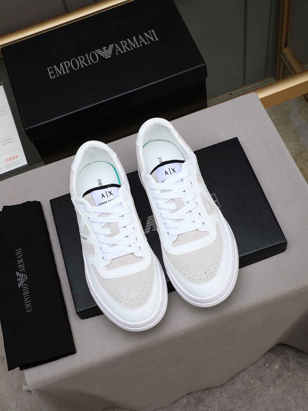 Armani Men’s GIORGIO logo Casual Sneakers Colorway 6 1308230-6