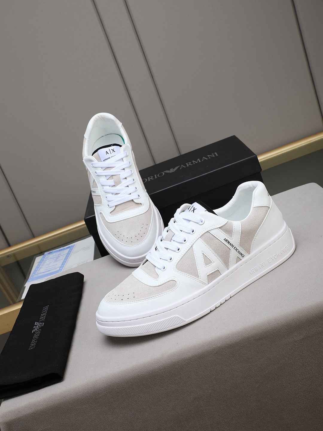 Armani Men’s GIORGIO logo Casual Sneakers Colorway 6 1308230-6