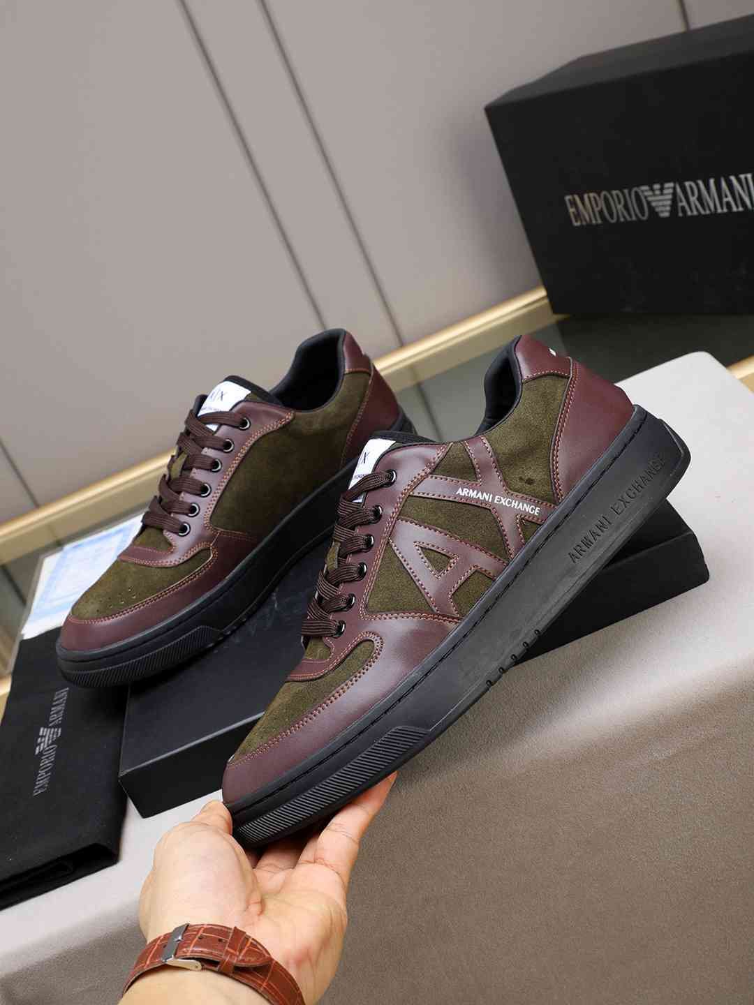 Armani Men’s GIORGIO logo Casual Sneakers Colorway 4 1308230-4