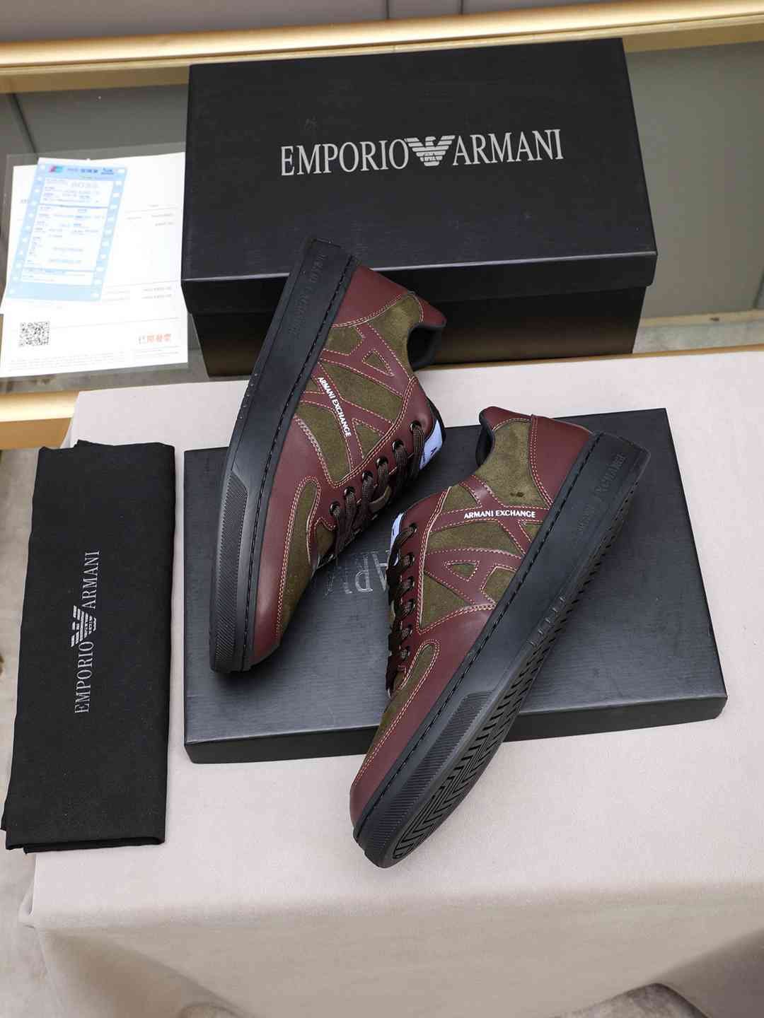 Armani Men’s GIORGIO logo Casual Sneakers Colorway 4 1308230-4