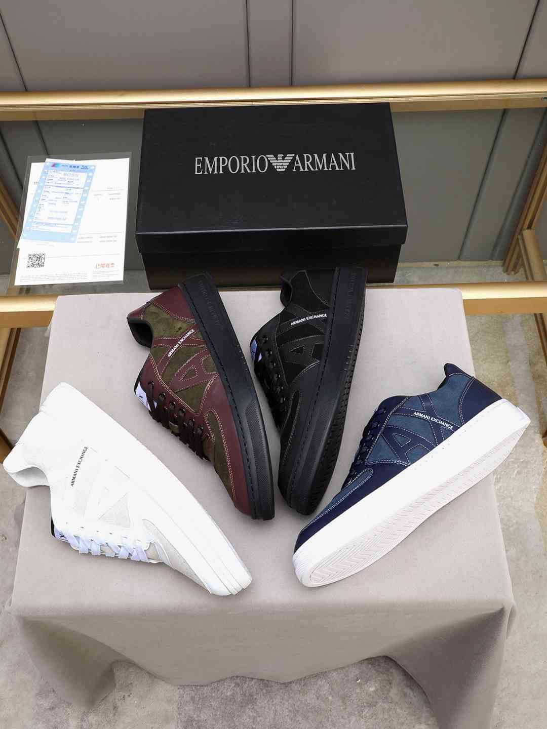 Armani Men’s GIORGIO logo Casual Sneakers Colorway 4 1308230-4
