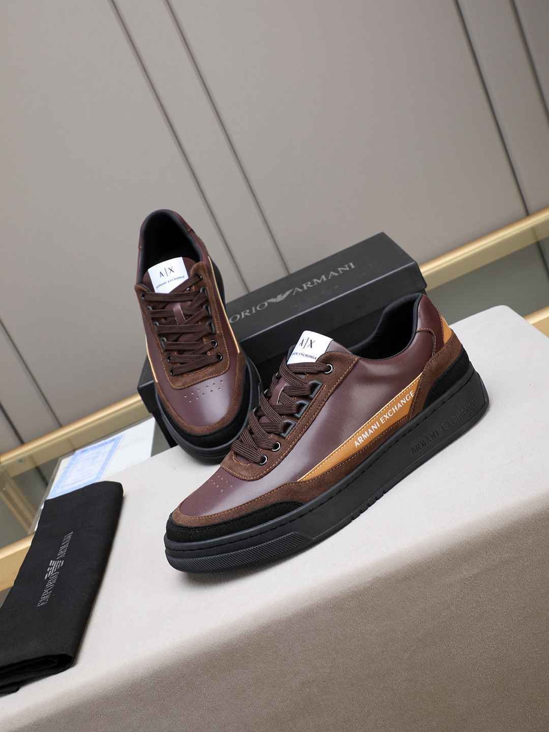 Armani Men’s GIORGIO logo Casual Sneakers Colorway 3 1308230-3