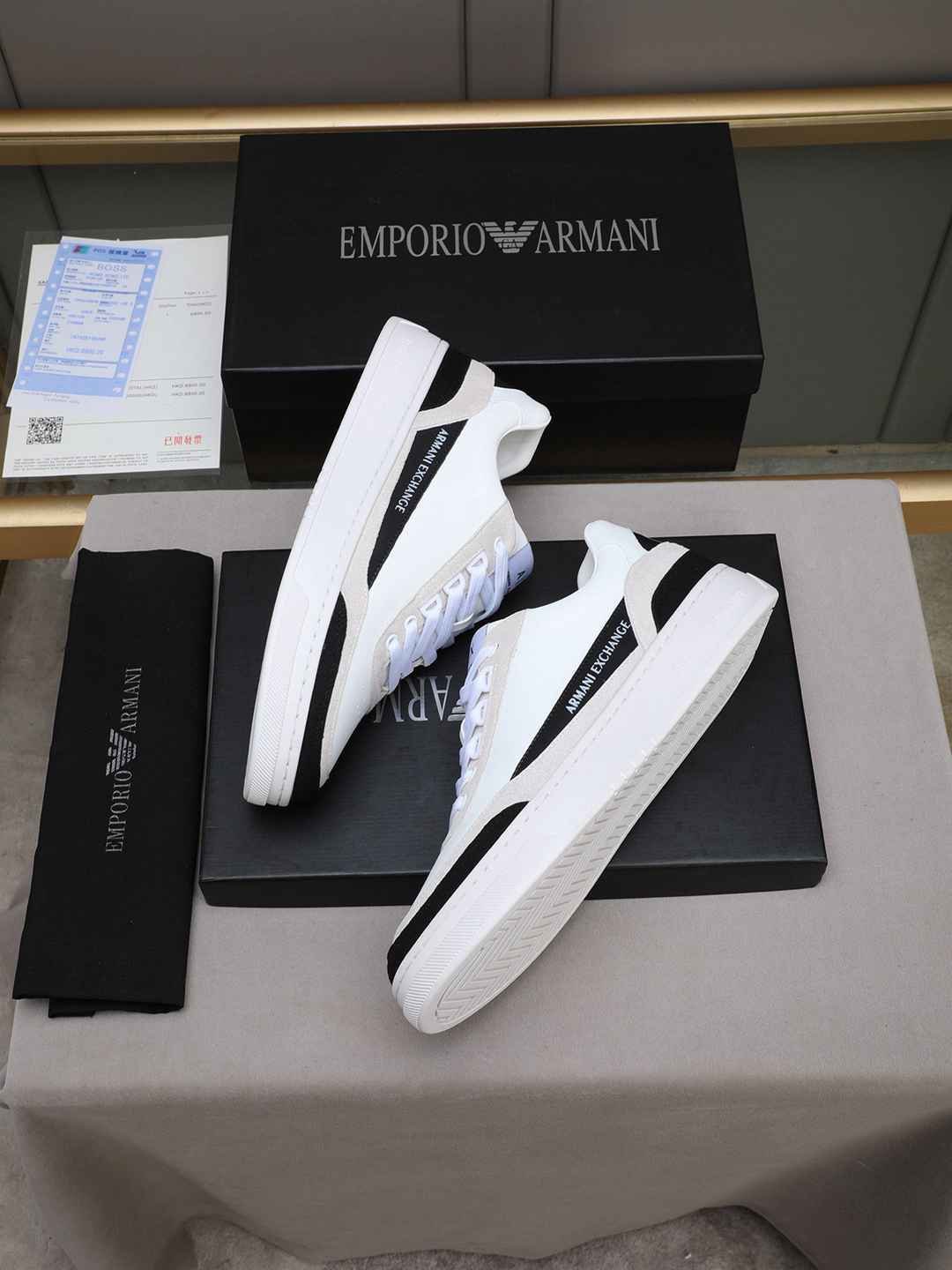 Armani Men’s GIORGIO logo Casual Sneakers Colorway 2 1308230-2