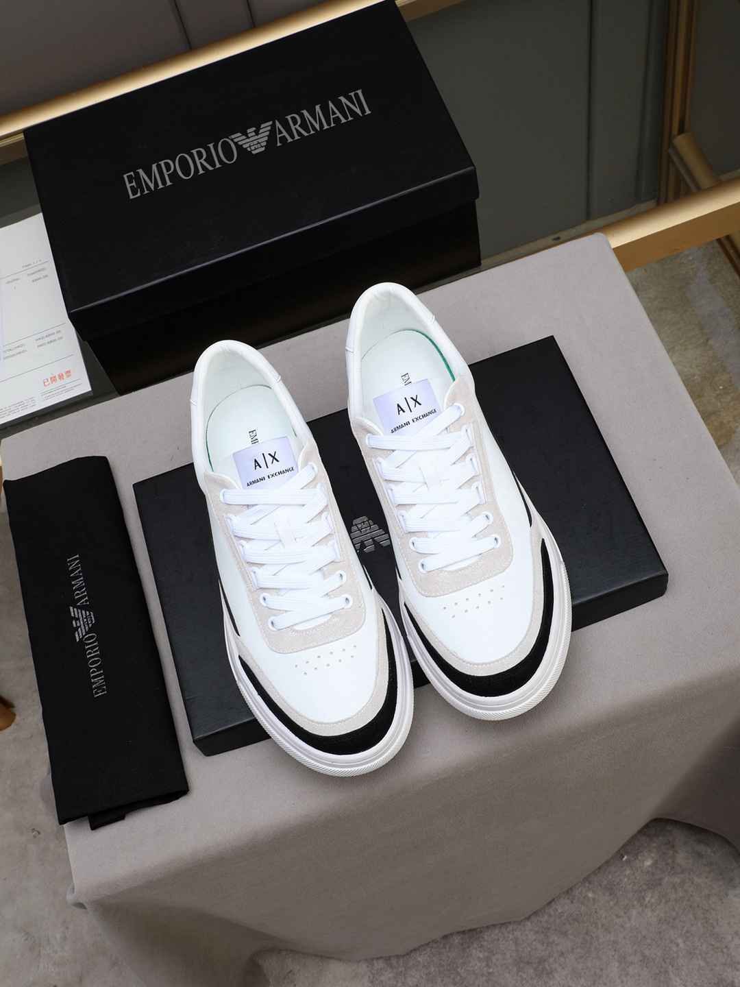 Armani Men’s GIORGIO logo Casual Sneakers Colorway 2 1308230-2
