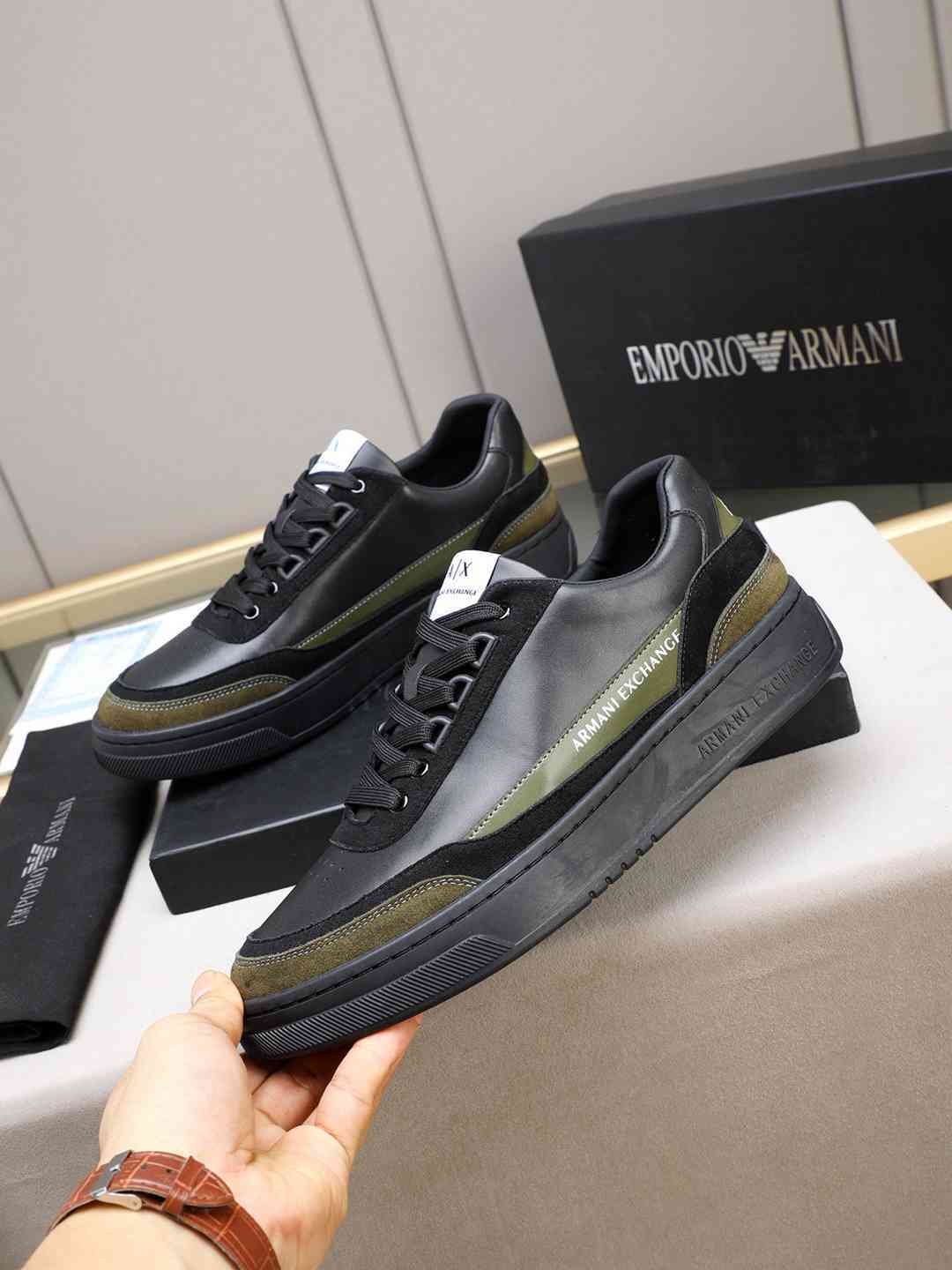 Armani Men’s GIORGIO logo Casual Sneakers Colorway 1 1308230-1