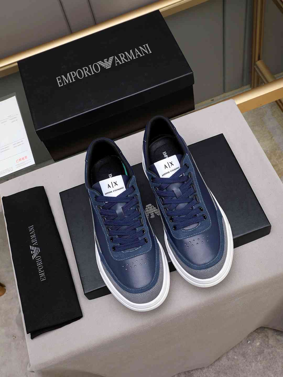 Armani Men’s GIORGIO logo Casual Sneakers 1308230