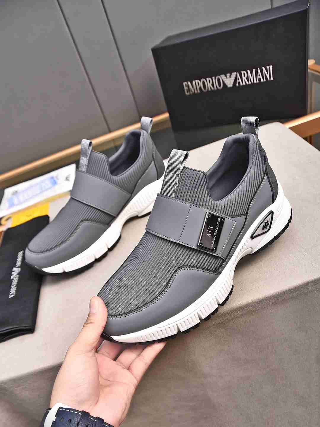 Armani Leather Designer Sneakers Colorway 16 1308240-16