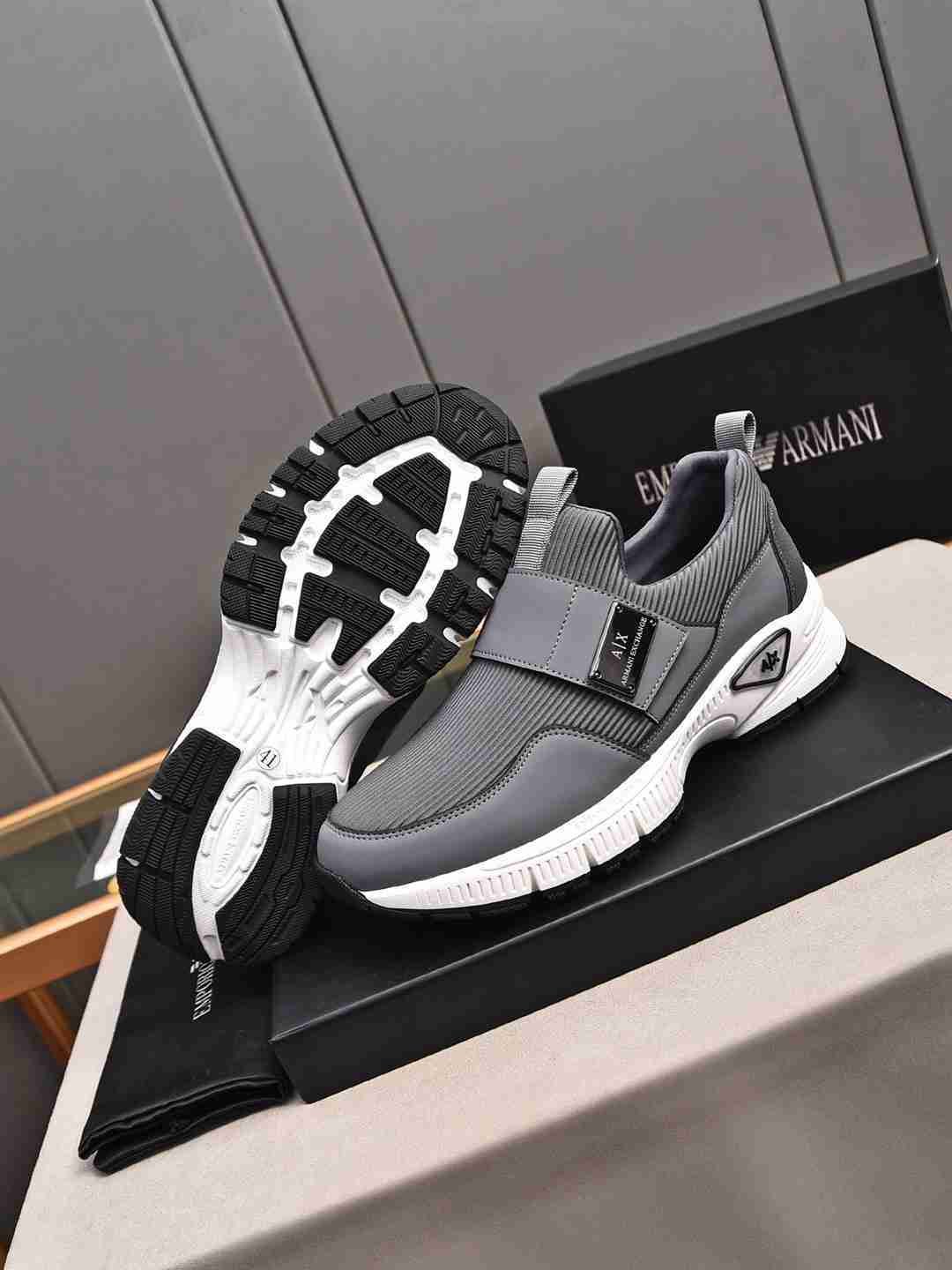 Armani Leather Designer Sneakers Colorway 16 1308240-16