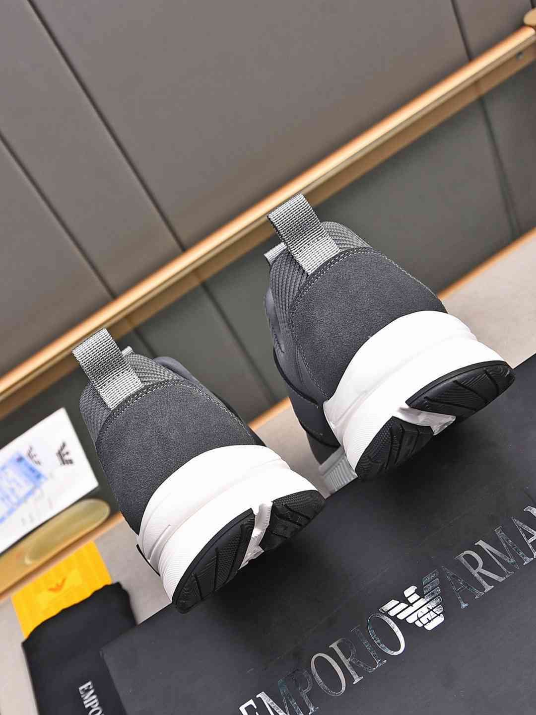 Armani Leather Designer Sneakers Colorway 16 1308240-16