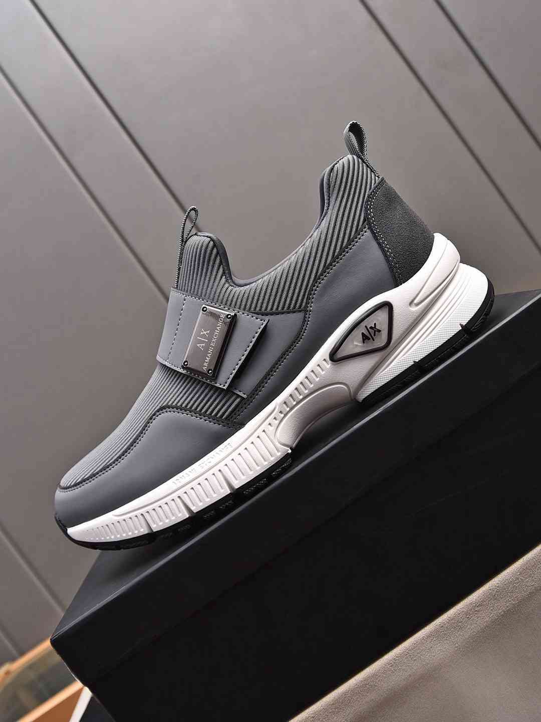 Armani Leather Designer Sneakers Colorway 16 1308240-16