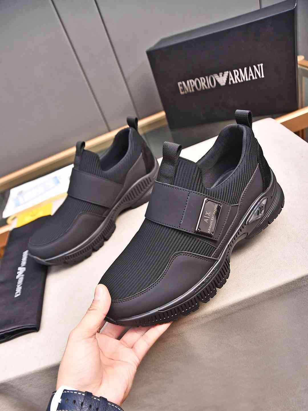 Armani Leather Designer Sneakers Colorway 15 1308240-15