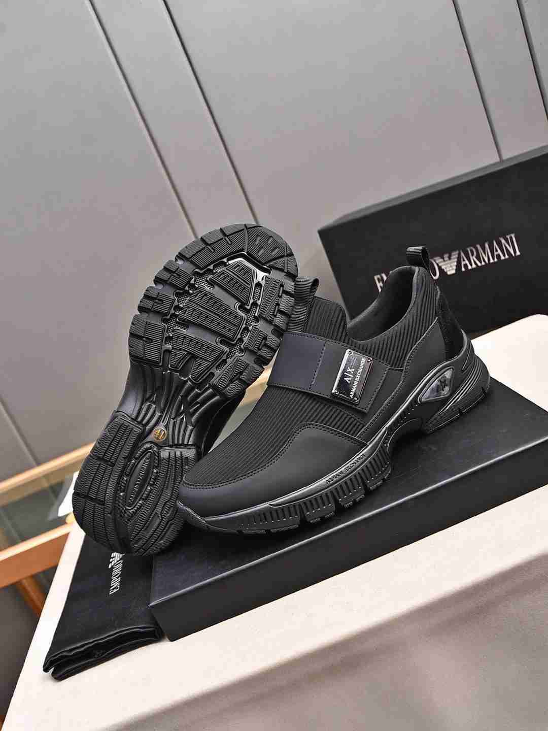 Armani Leather Designer Sneakers Colorway 15 1308240-15