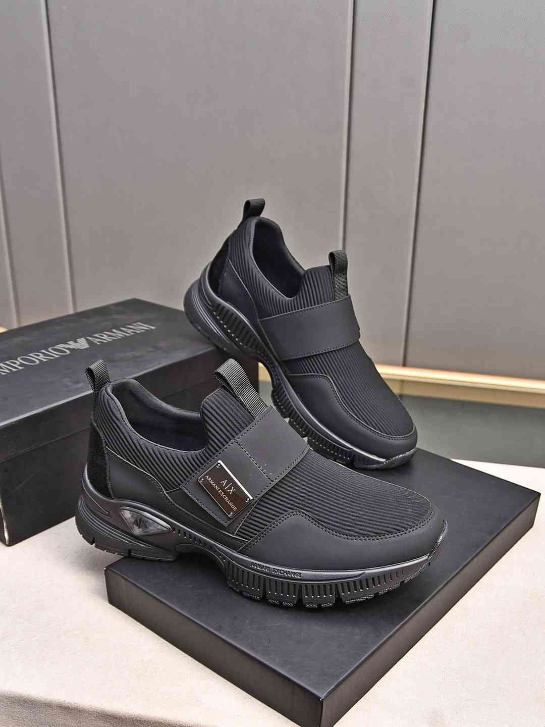 Armani Leather Designer Sneakers Colorway 15 1308240-15