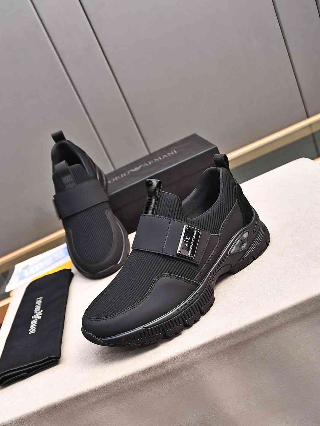 Armani Leather Designer Sneakers Colorway 15 1308240-15