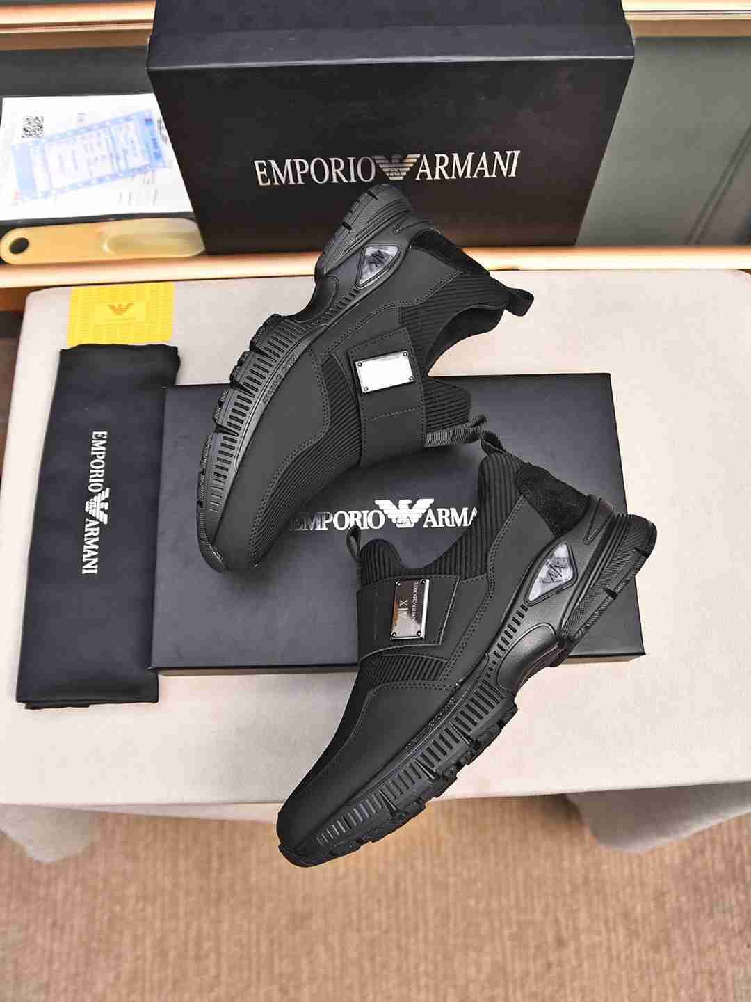 Armani Leather Designer Sneakers Colorway 15 1308240-15