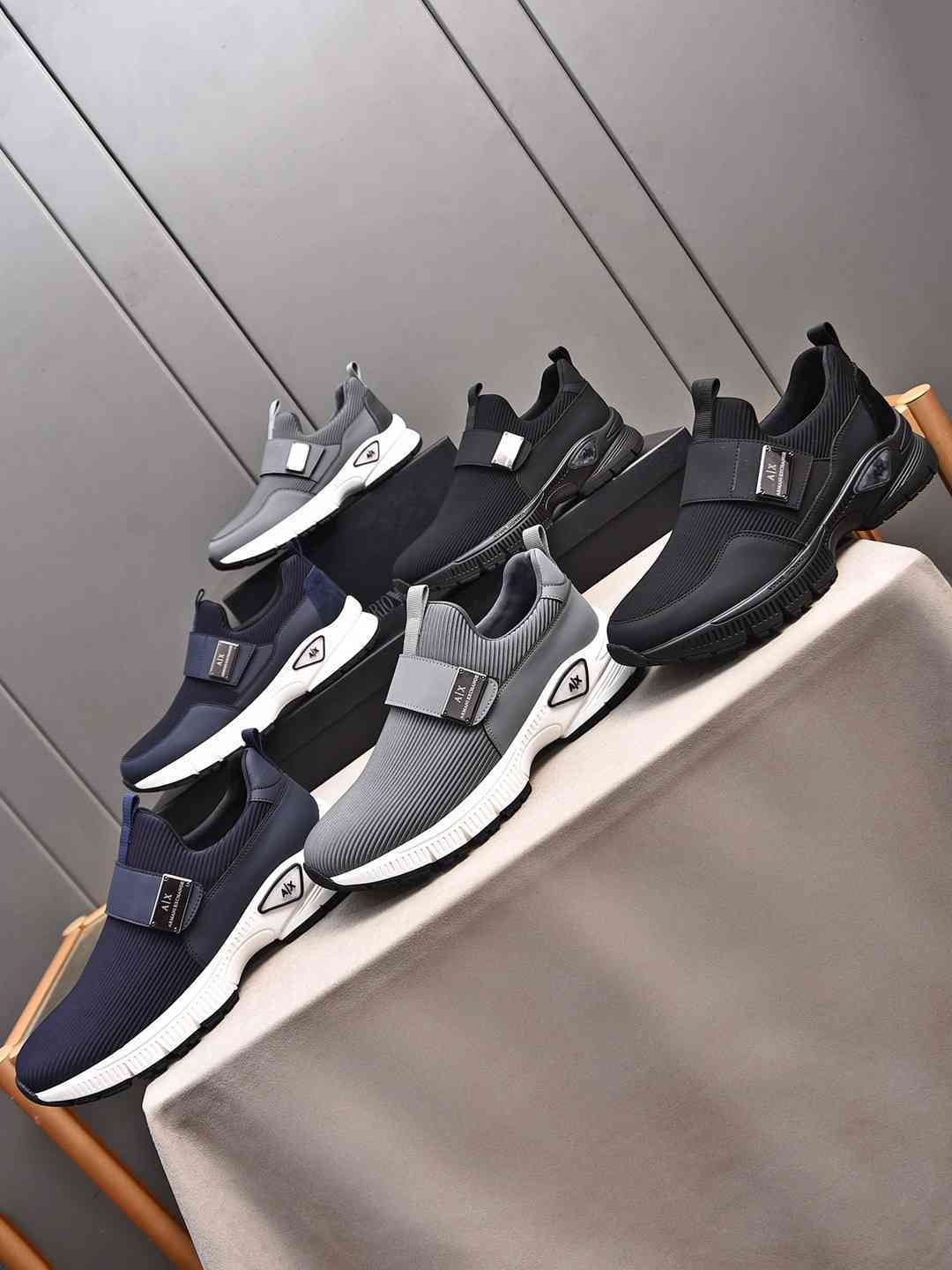 Armani Leather Designer Sneakers Colorway 15 1308240-15