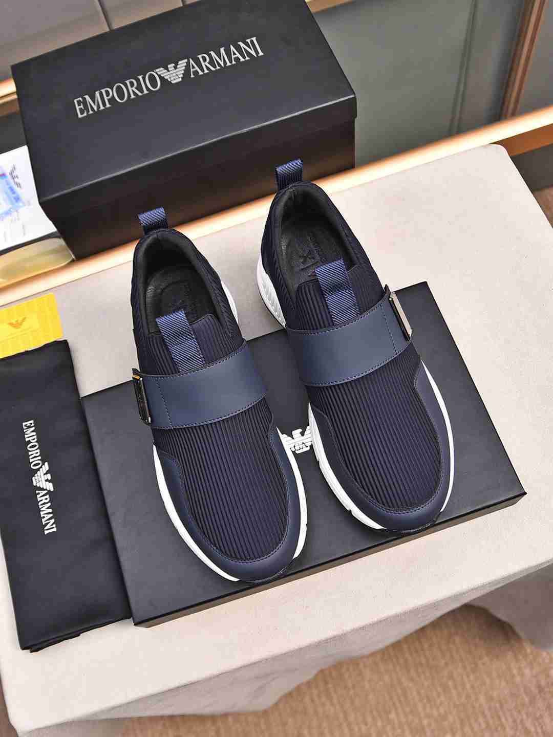 Armani Leather Designer Sneakers Colorway 14 1308240-14