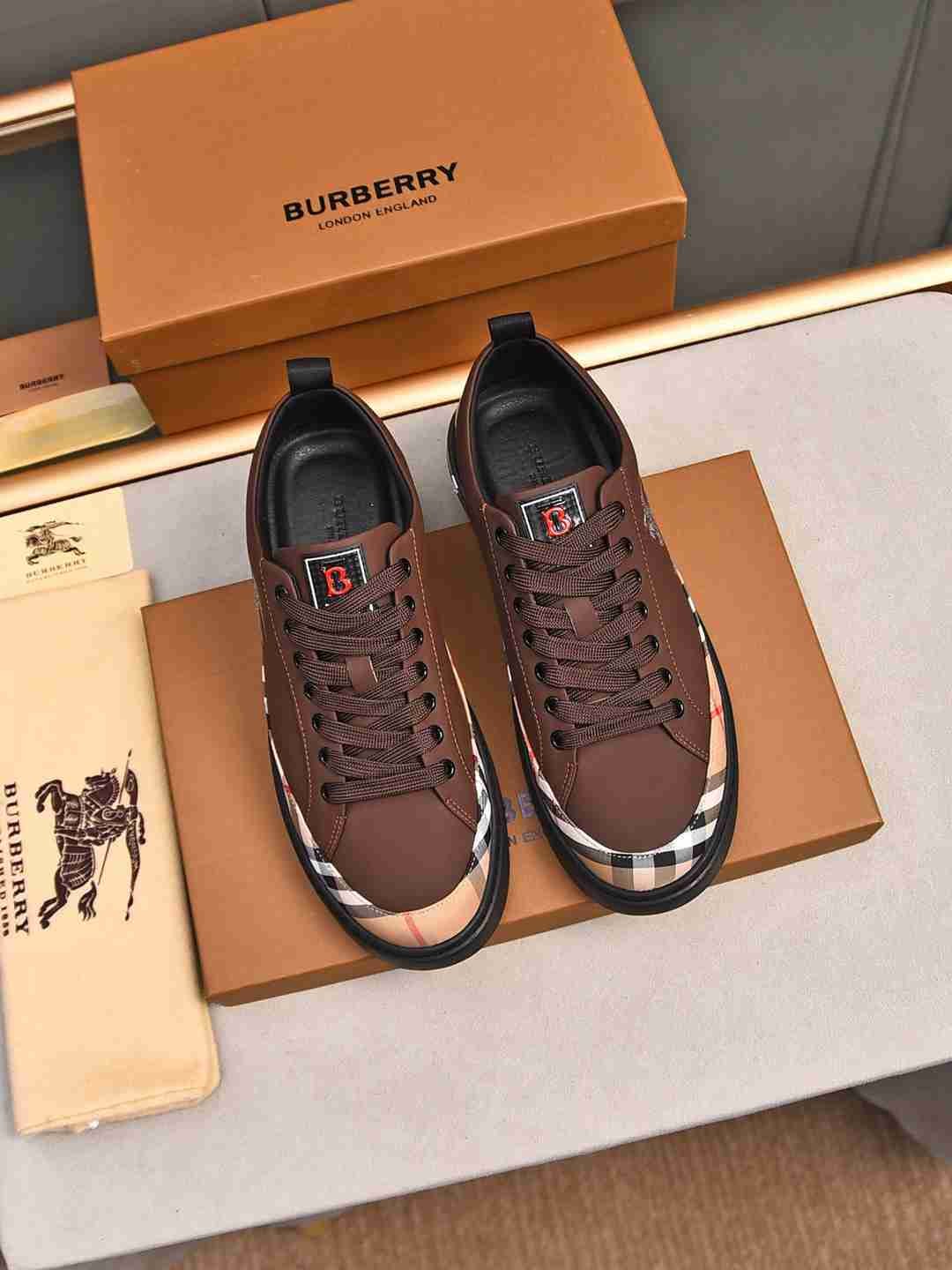 Burberry Men’s Leather Sneakers Colorway 8 1308220-8