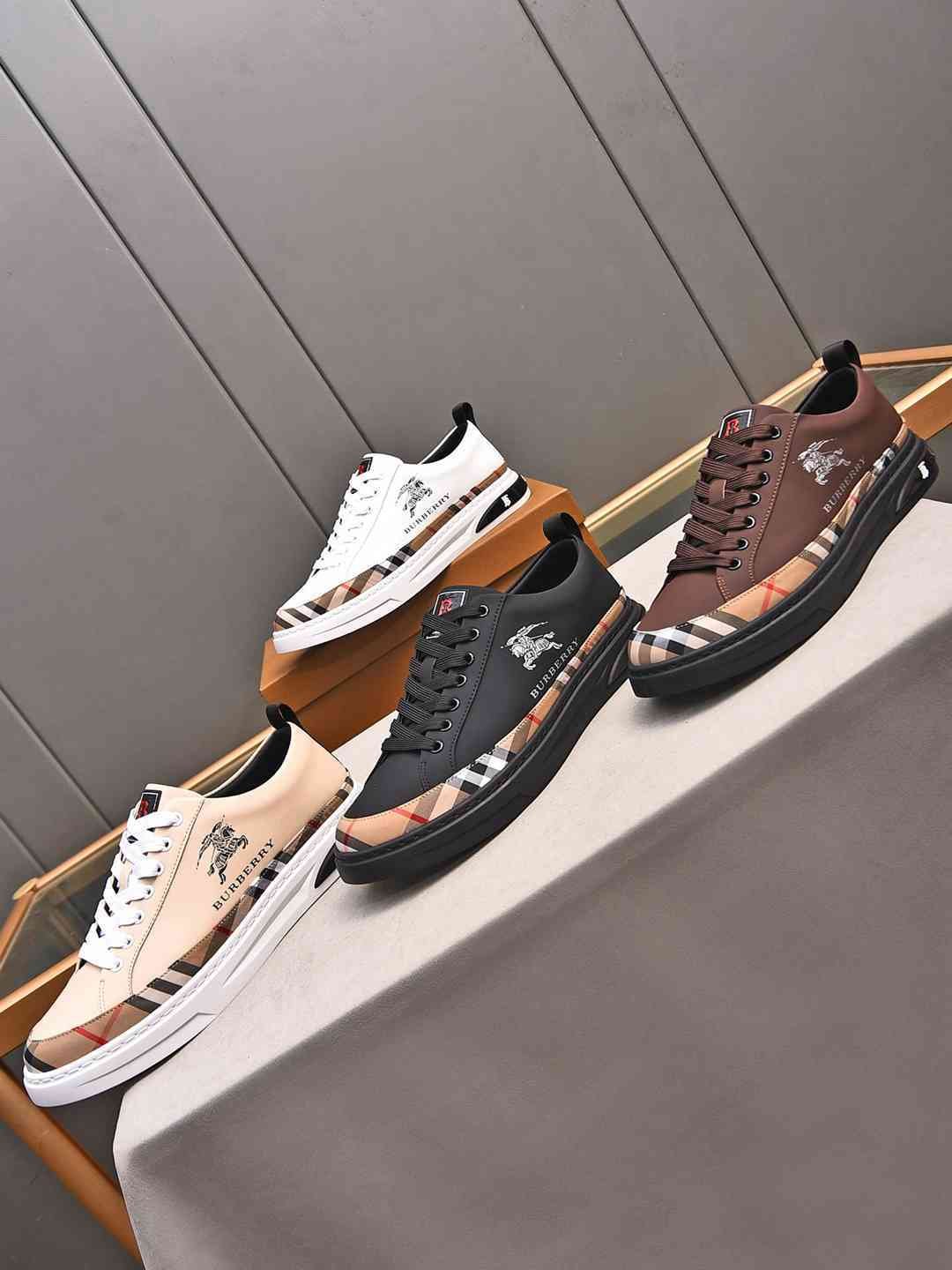 Burberry Men’s Leather Sneakers Colorway 6 1308220-6