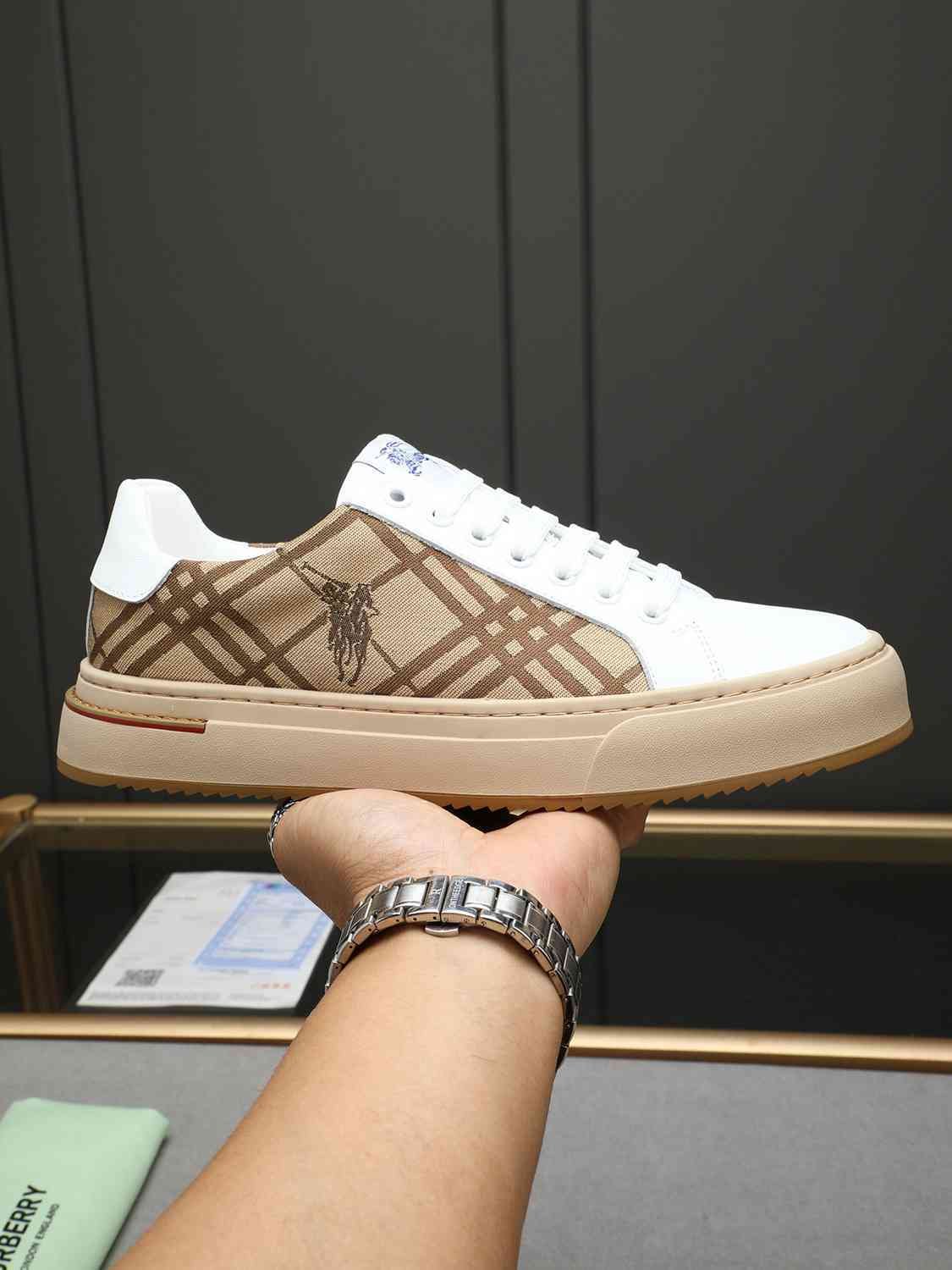 Burberry Leather Designer Sneakers Colorway 4 1308220-4
