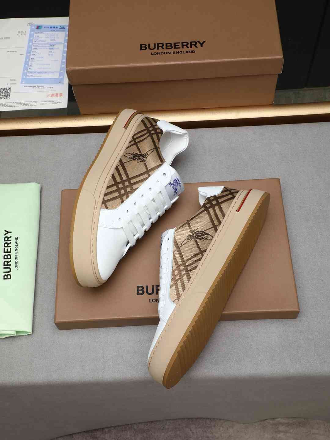 Burberry Leather Designer Sneakers Colorway 4 1308220-4