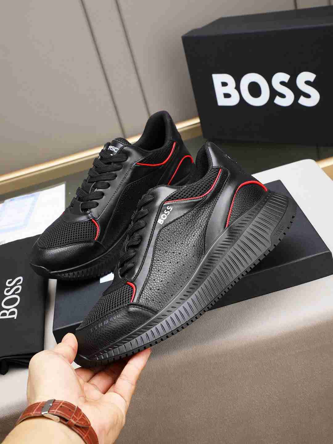 Boss Leather Designer Sneakers Colorway 34 1308250-34