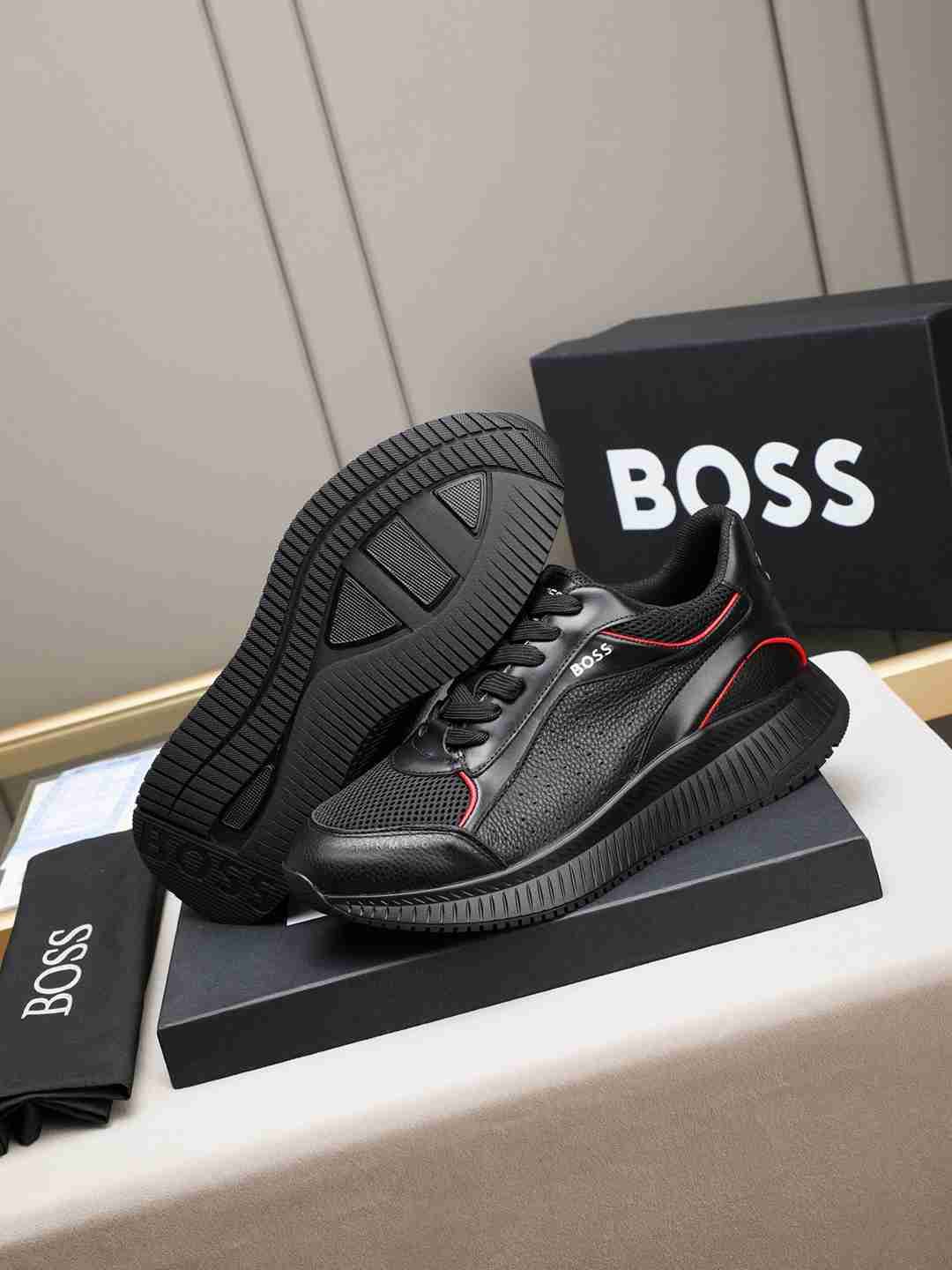 Boss Leather Designer Sneakers Colorway 34 1308250-34