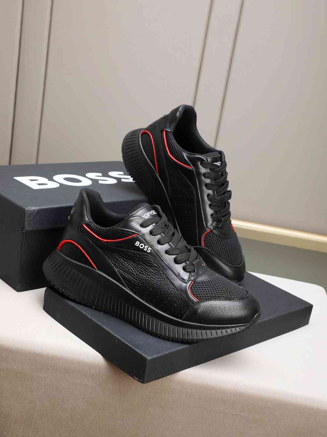 Boss Leather Designer Sneakers Colorway 34 1308250-34