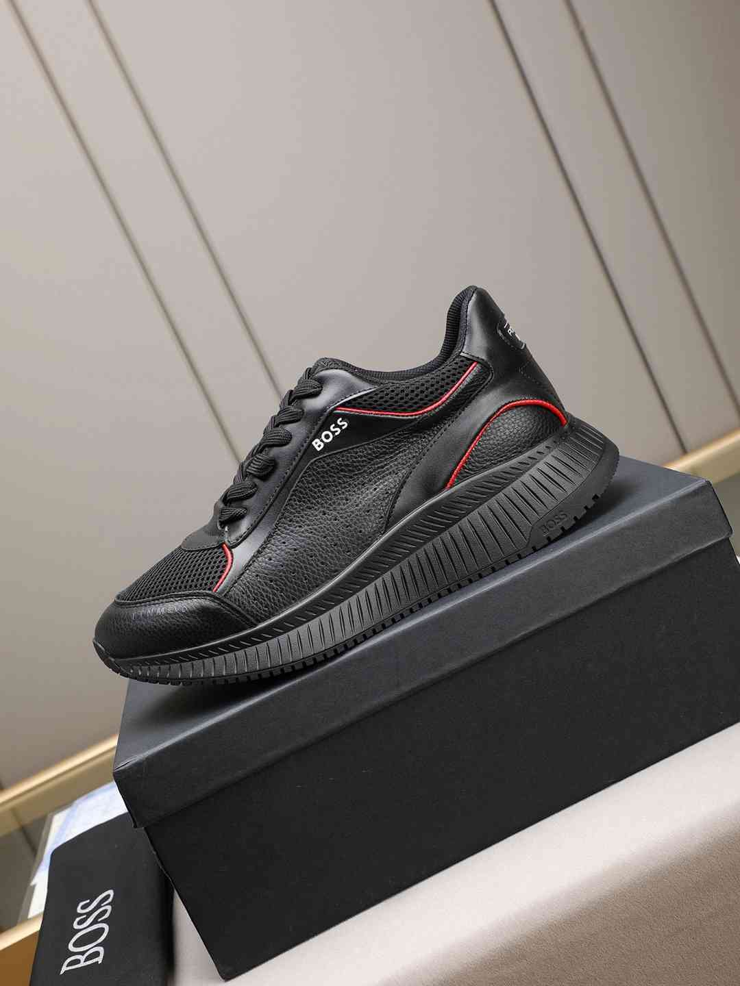 Boss Leather Designer Sneakers Colorway 34 1308250-34
