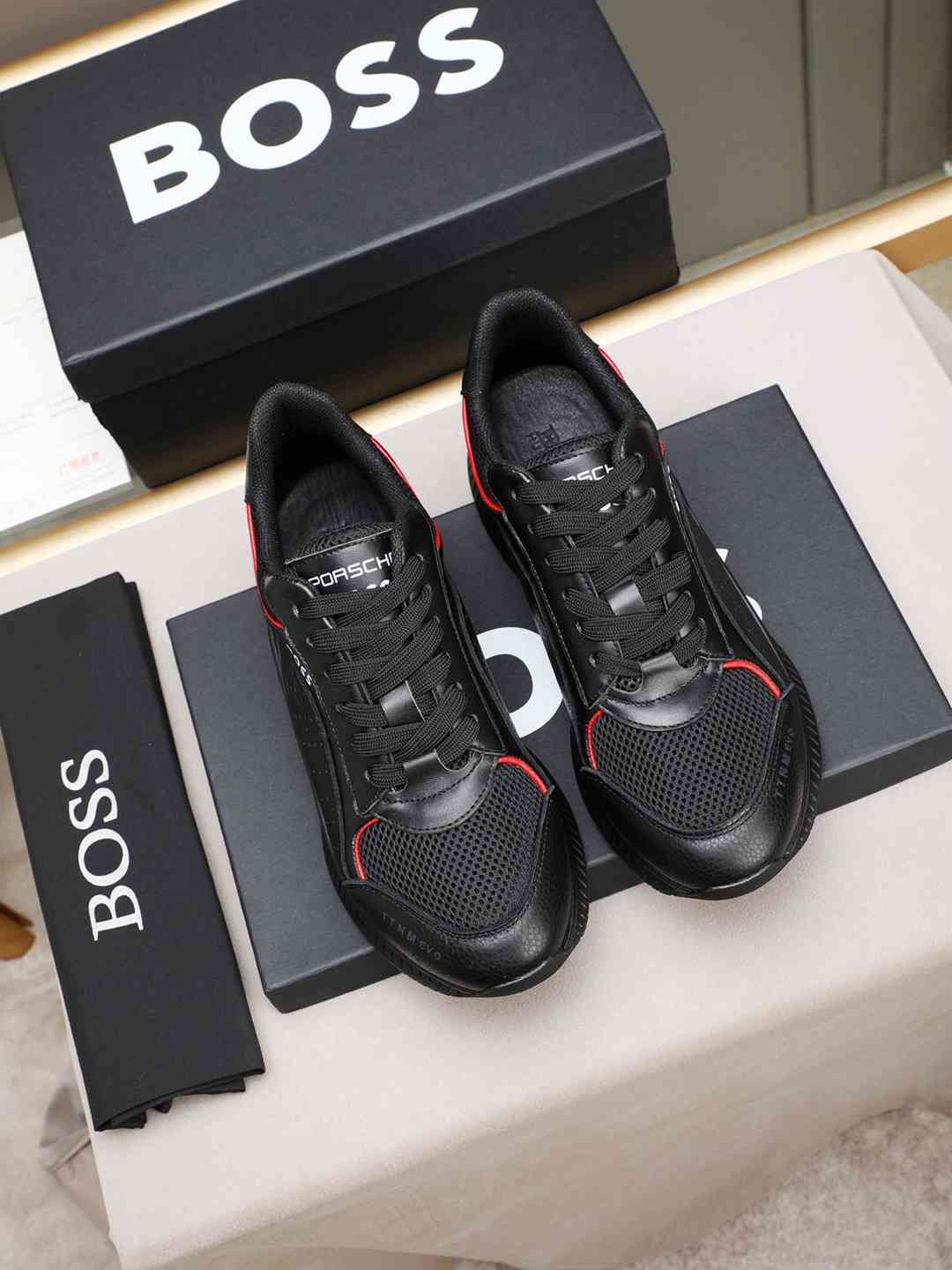 Boss Leather Designer Sneakers Colorway 34 1308250-34