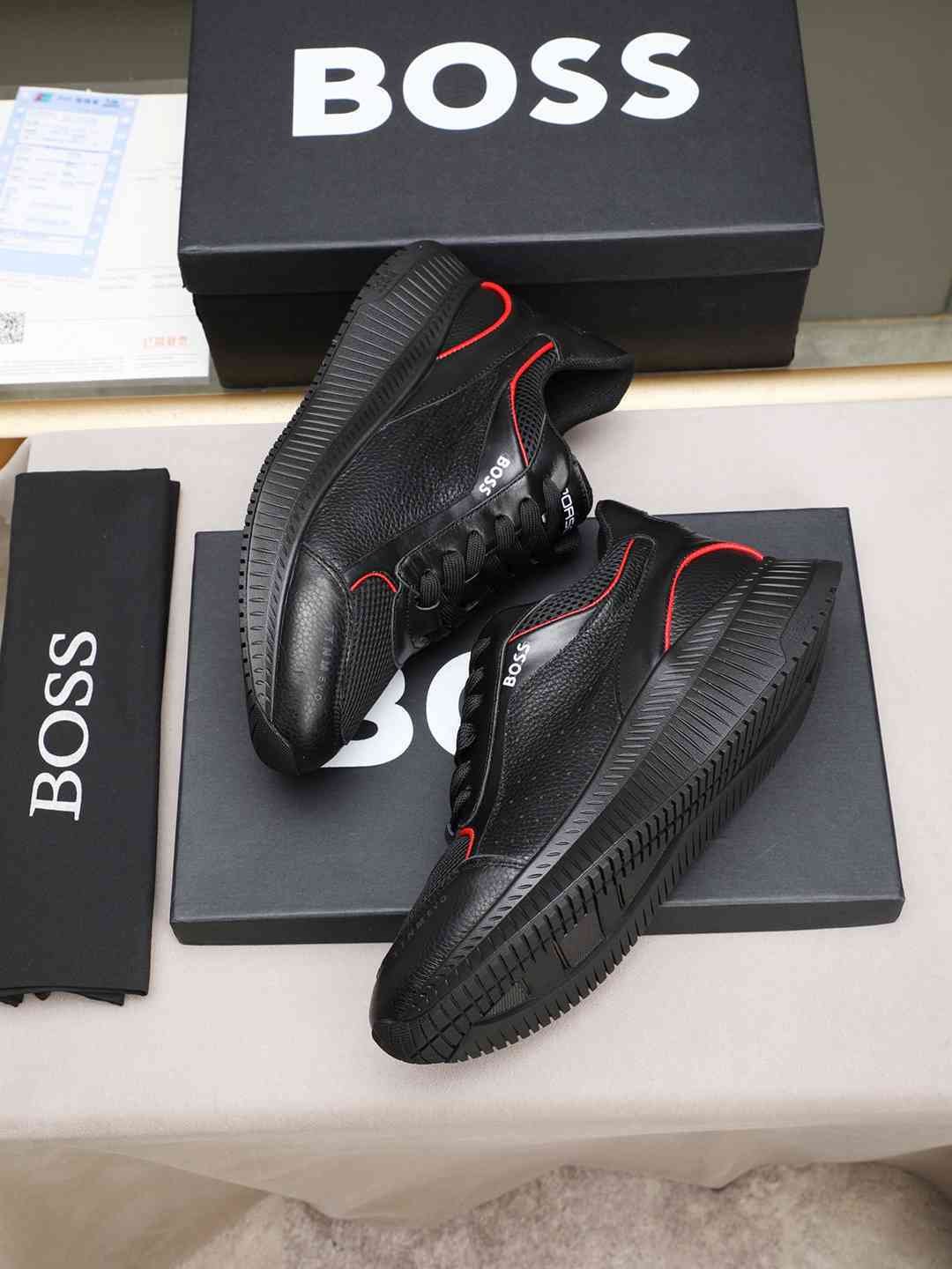 Boss Leather Designer Sneakers Colorway 34 1308250-34