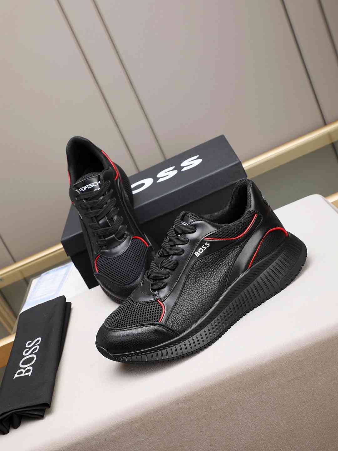 Boss Leather Designer Sneakers Colorway 34 1308250-34