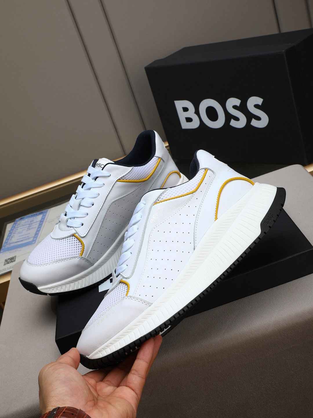 Boss Leather Designer Sneakers Colorway 33 1308250-33