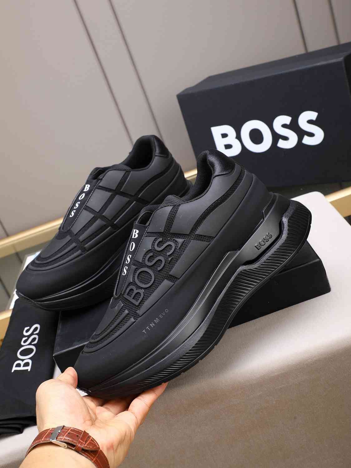 Boss Men’s Leather Sneakers Colorway 10 1308260-10