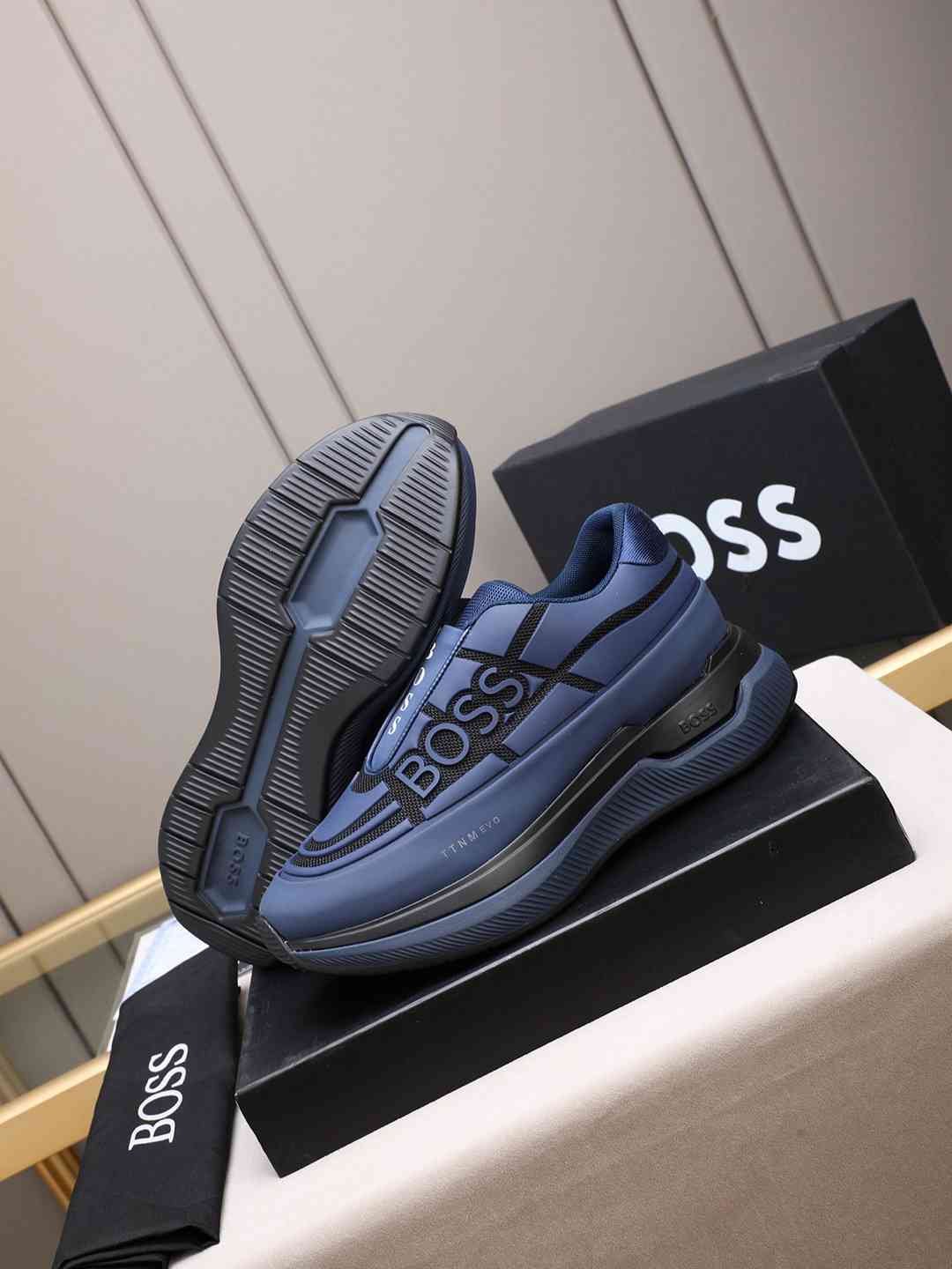 Boss Men’s Leather Sneakers Colorway 9 1308260-9