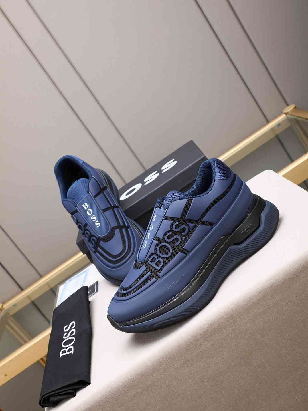 Boss Men’s Leather Sneakers Colorway 9 1308260-9