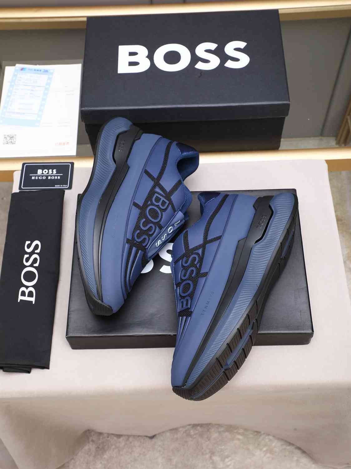 Boss Men’s Leather Sneakers Colorway 9 1308260-9