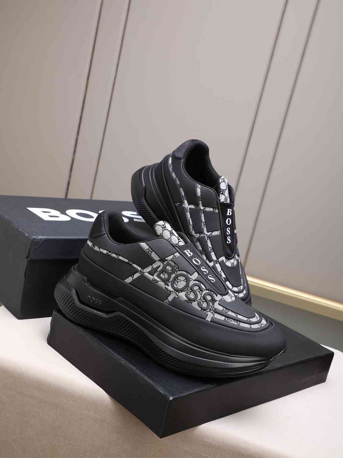 Boss Men’s Leather Sneakers Colorway 8 1308260-8