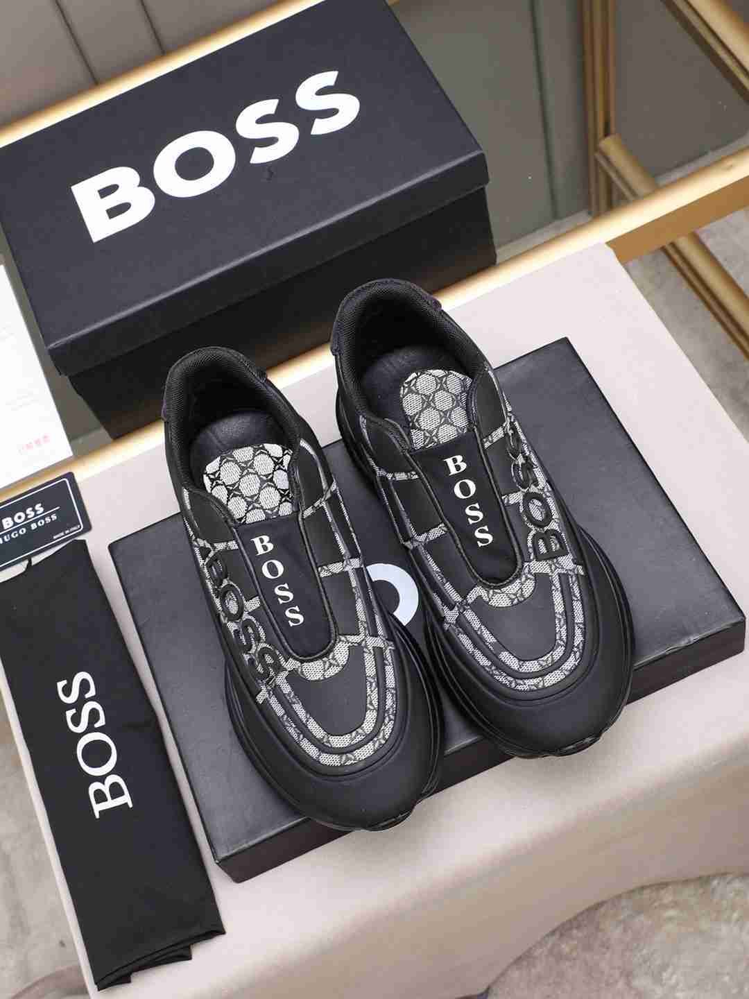 Boss Men’s Leather Sneakers Colorway 8 1308260-8