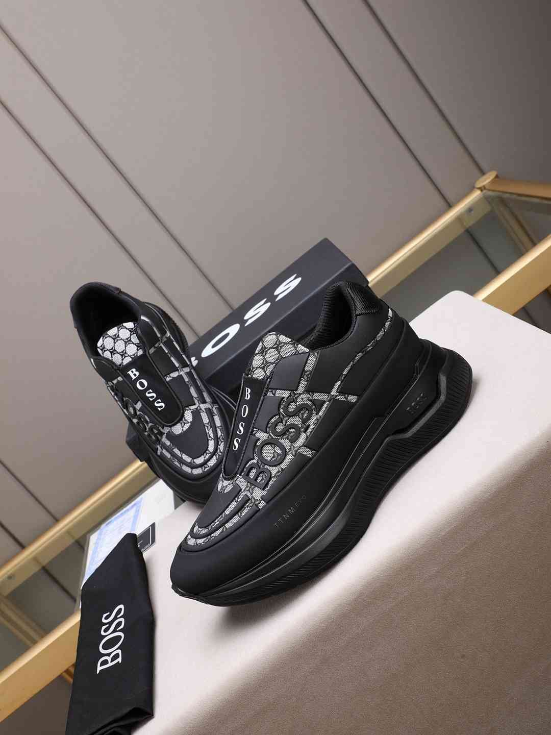 Boss Men’s Leather Sneakers Colorway 8 1308260-8