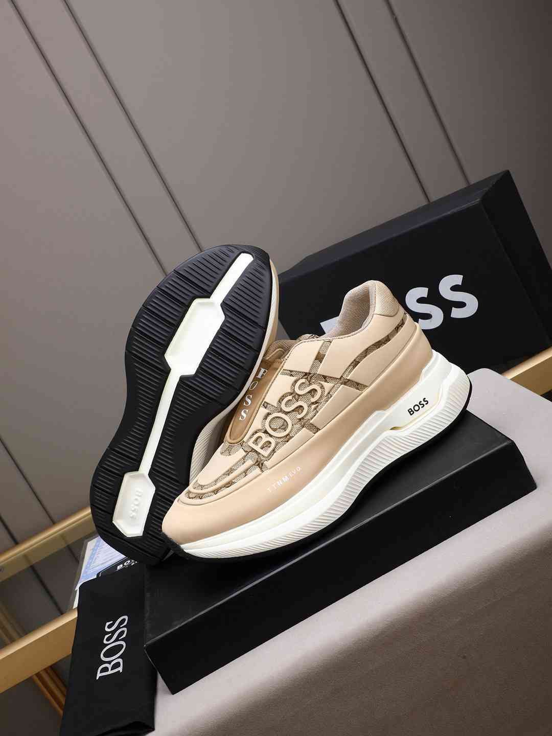 Boss Men’s Leather Sneakers Colorway 7 1308260-7