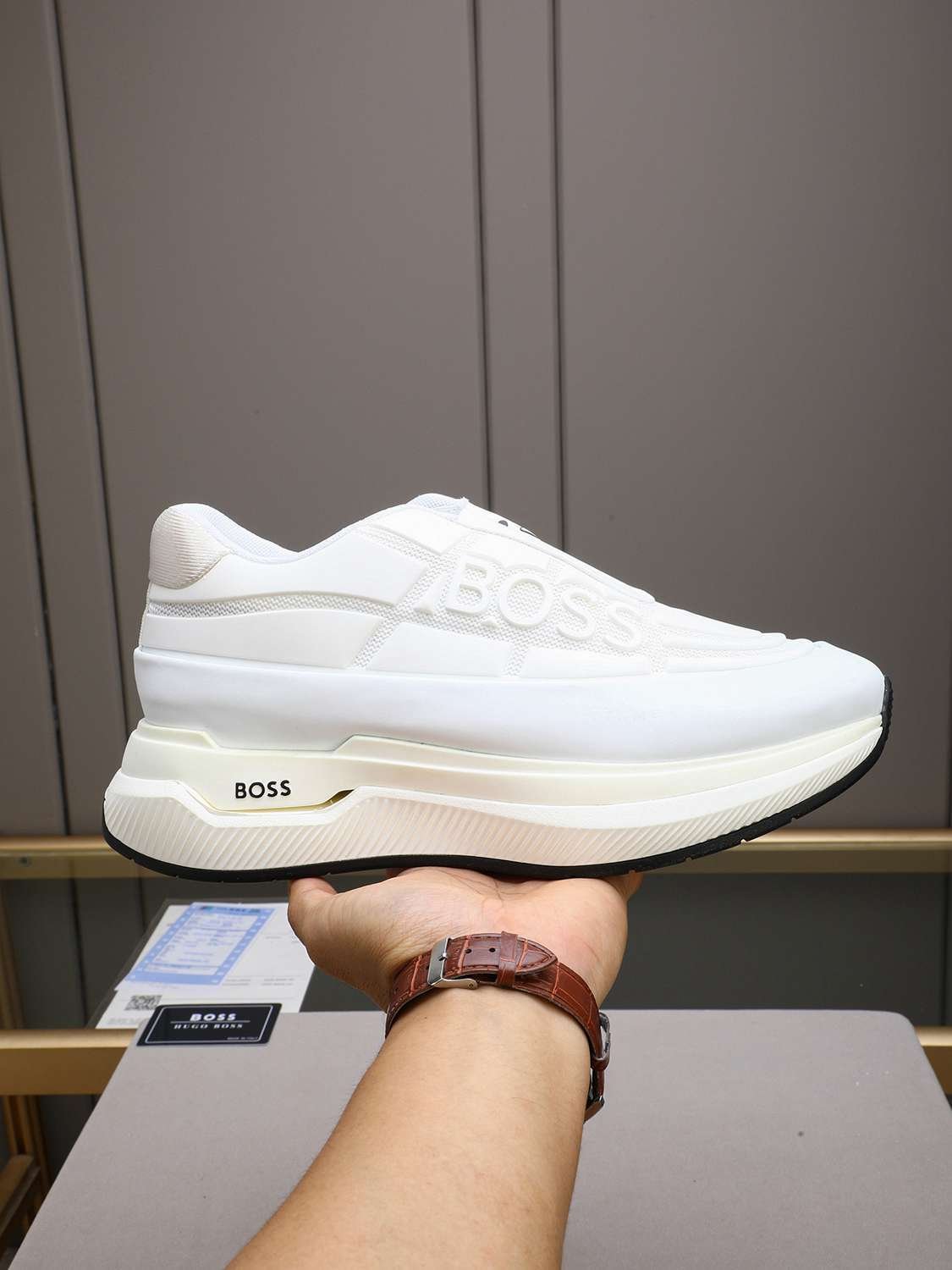 Boss Men's Leather Sneakers Colorway 6 1308260-6