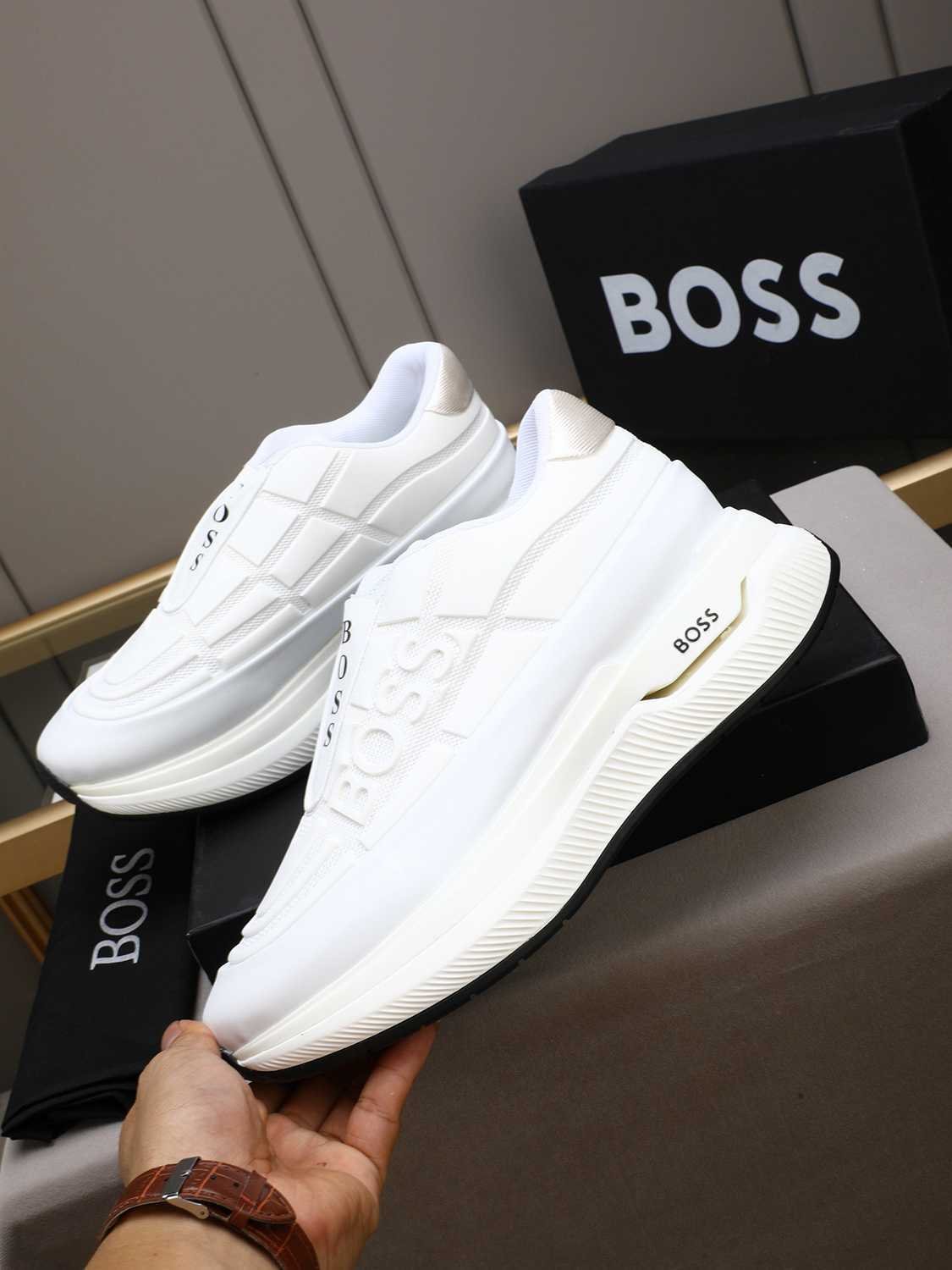 Boss Men’s Leather Sneakers Colorway 6 1308260-6