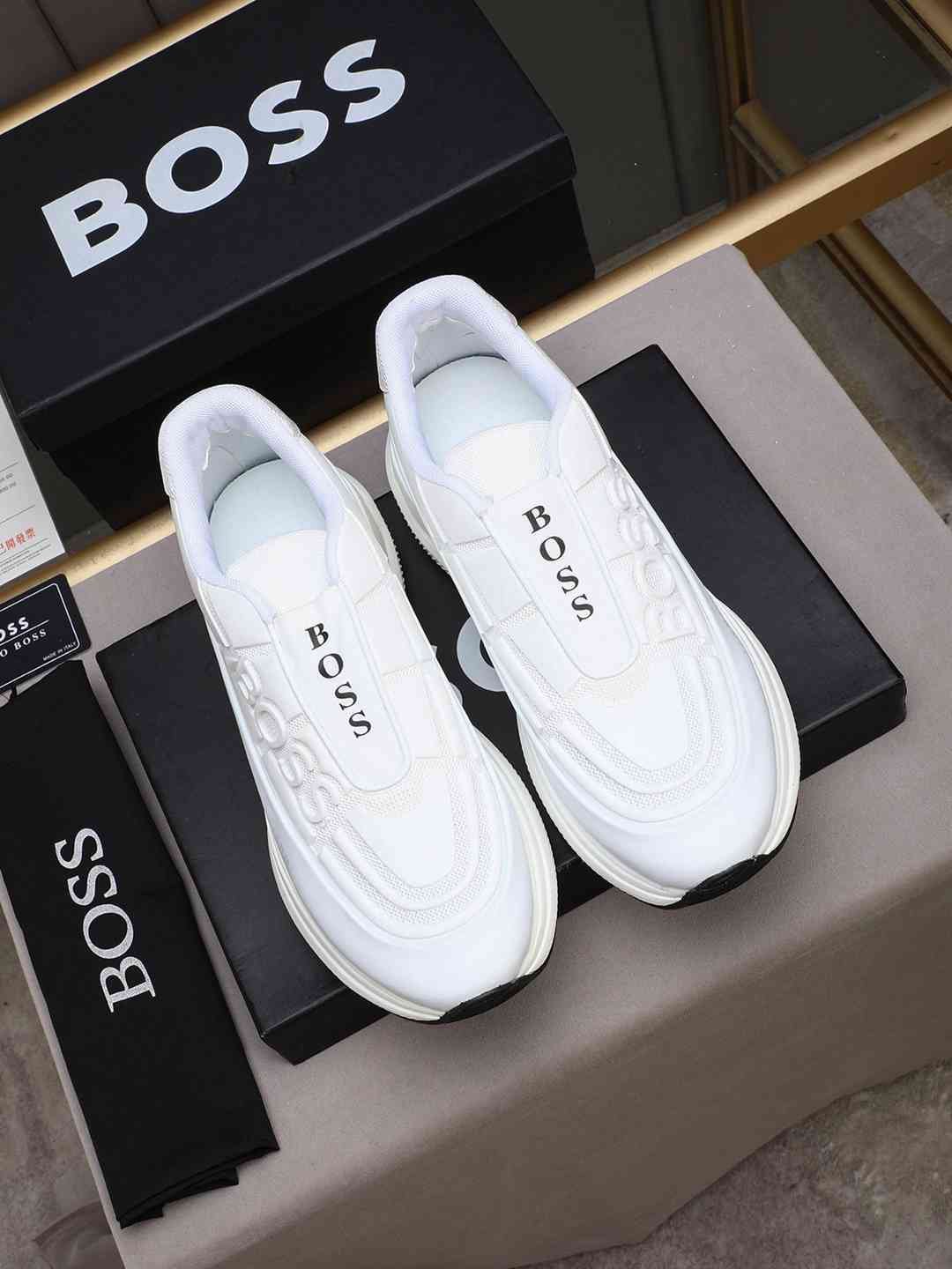 Boss Men’s Leather Sneakers Colorway 6 1308260-6