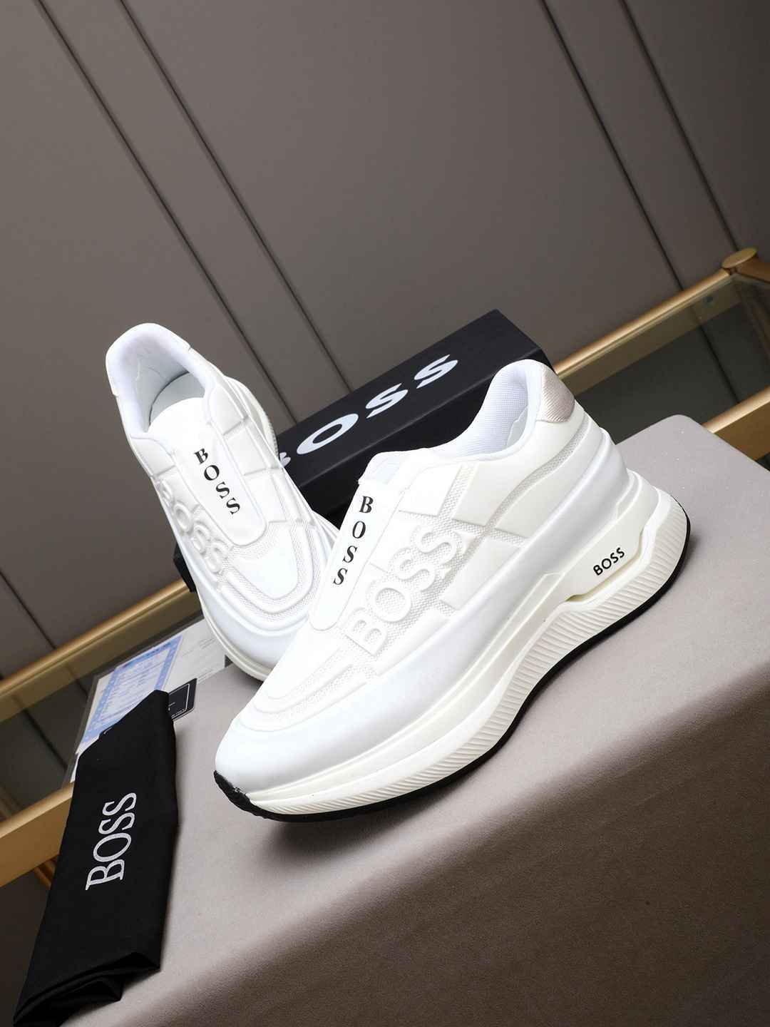 Boss Men’s Leather Sneakers Colorway 6 1308260-6