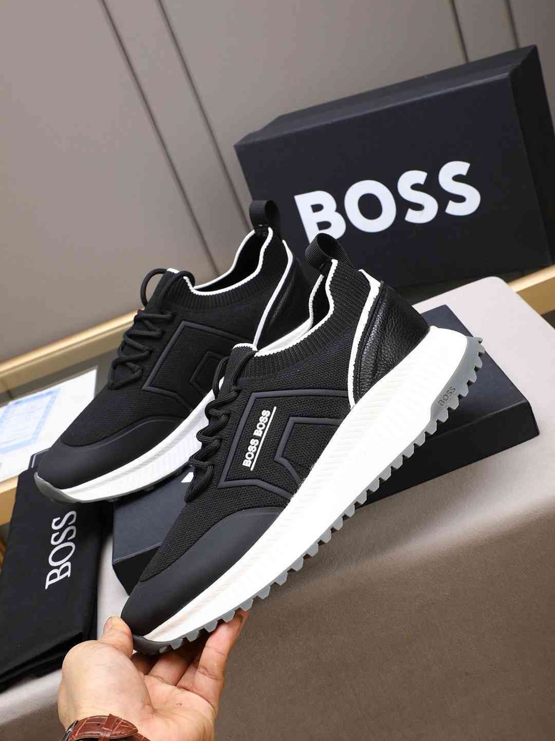 Boss Leather Designer Sneakers Colorway 27 1308250-27