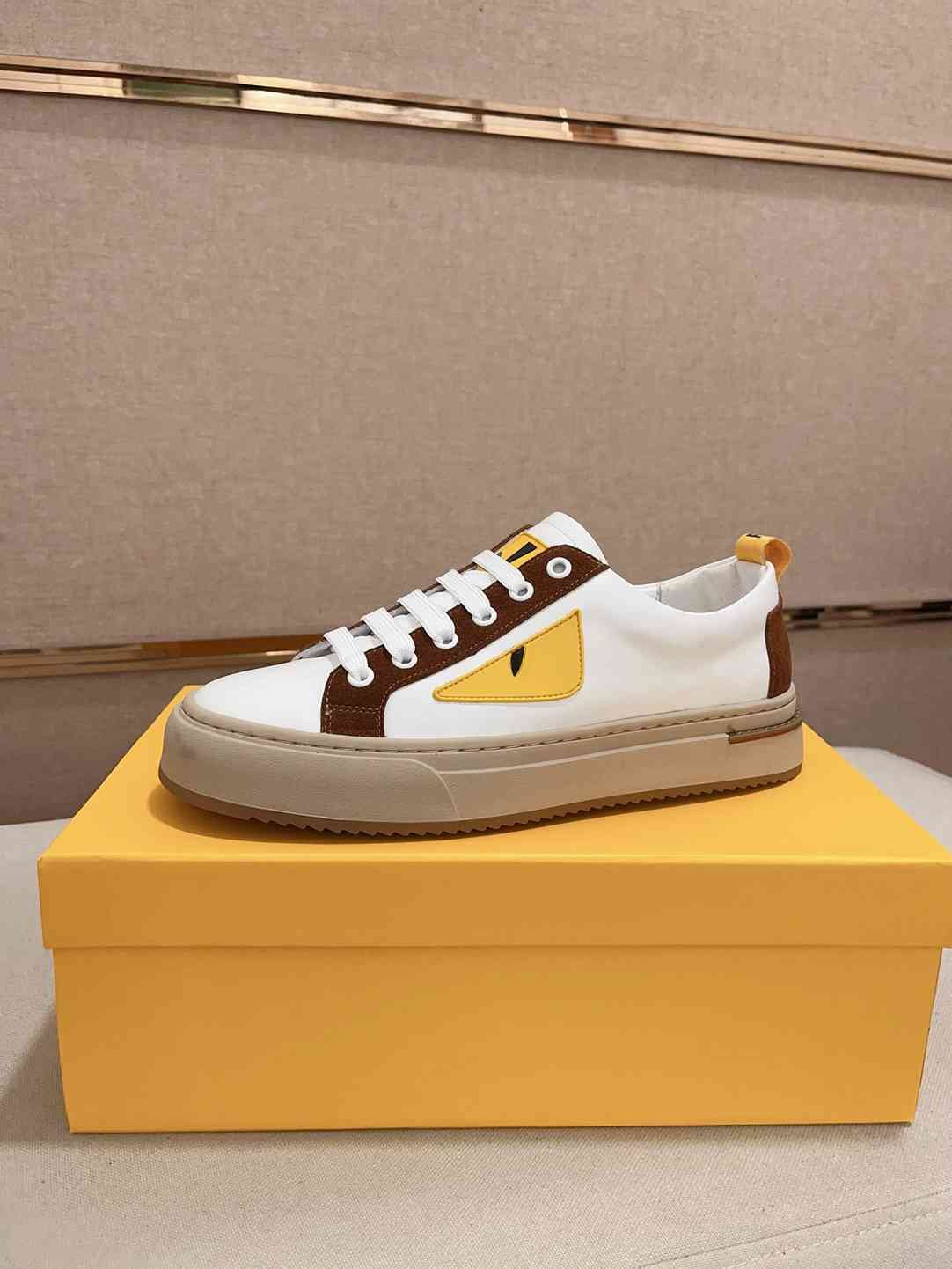 Fendi Men's Leather Casual Sneakers Colorway 9 1728220-9
