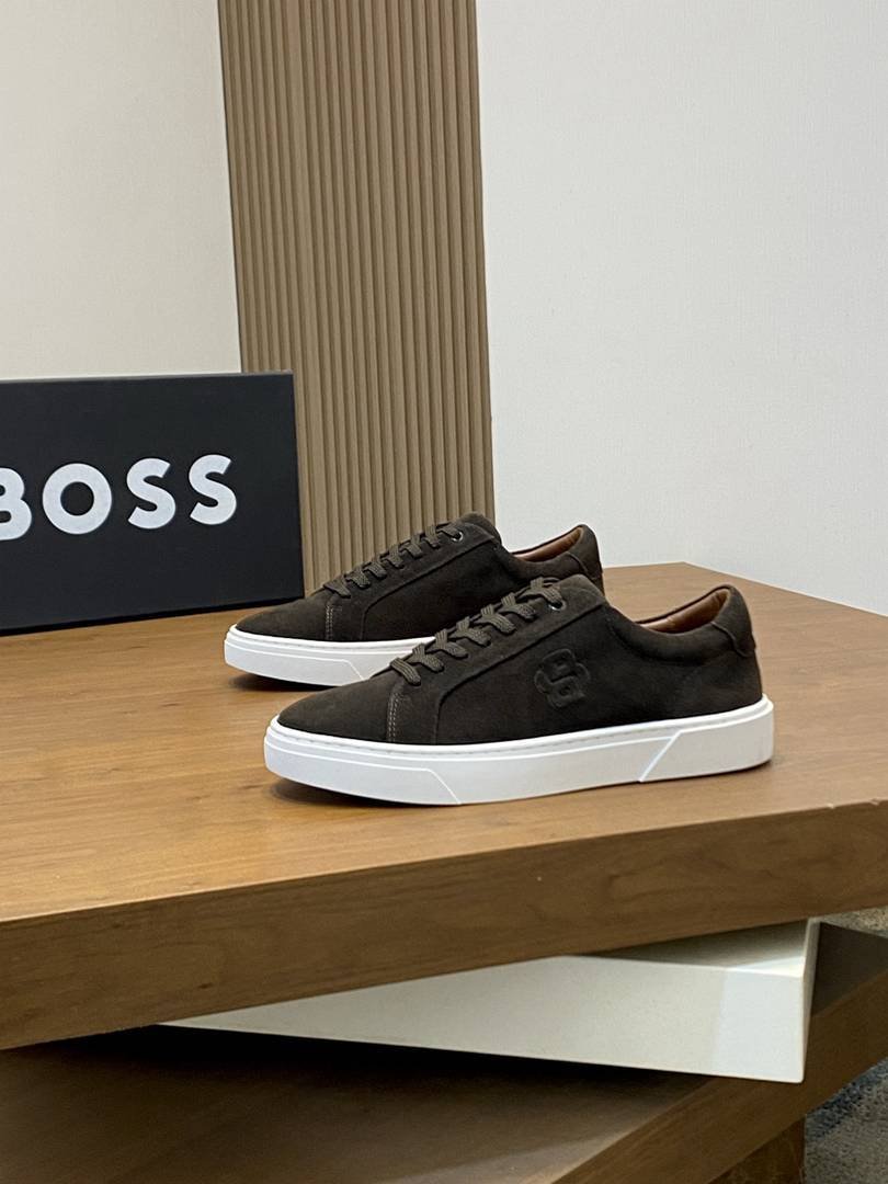 Boss Men’s Leather Sneakers Colorway 3 1662360-3