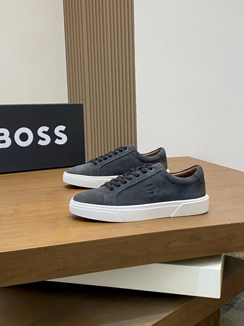 Boss Men’s Leather Sneakers Colorway 1 1662360-1